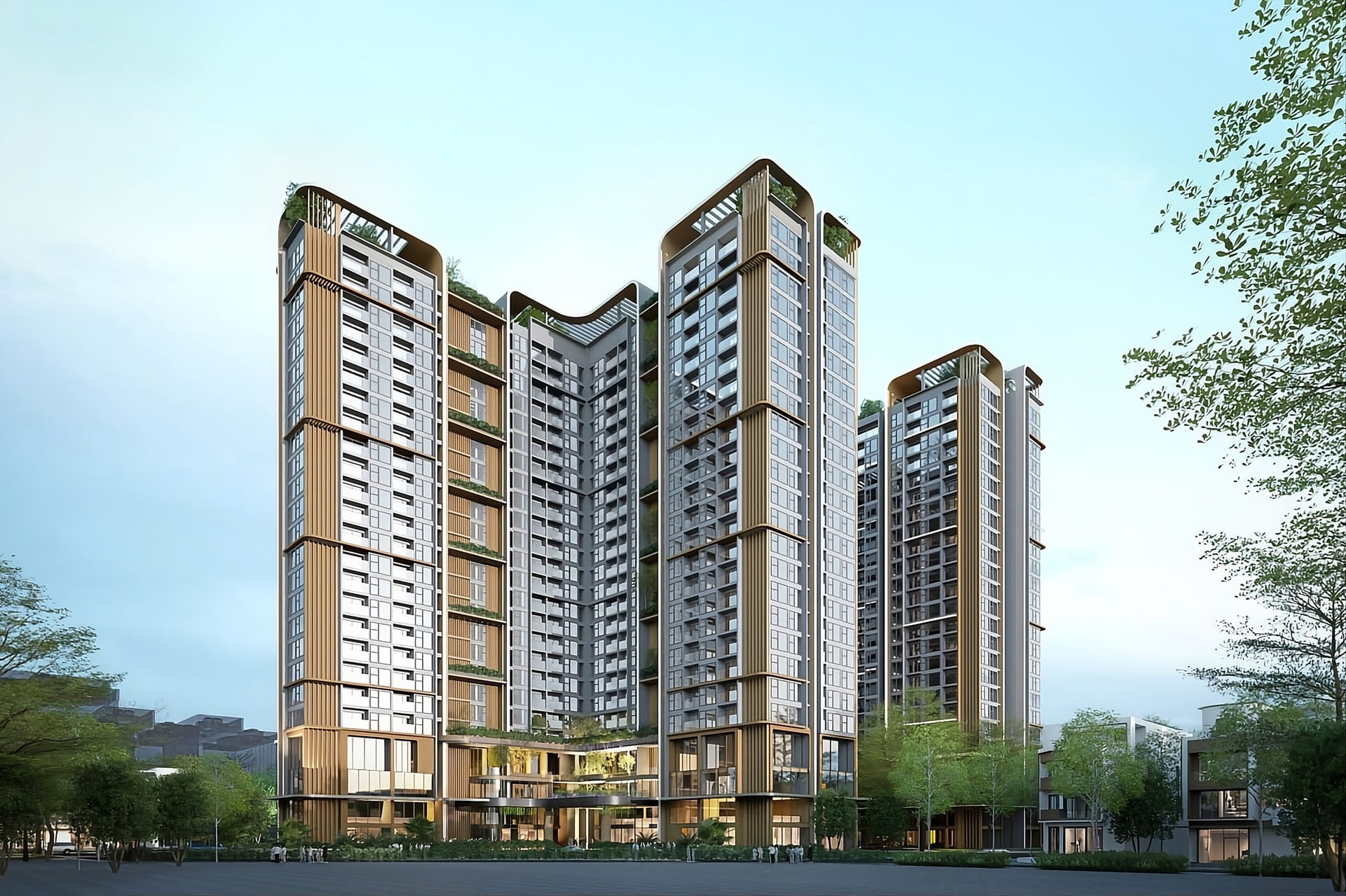 Phối cảnh dự án The Vista Văn La Hà Đông